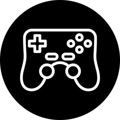 Vector Design Gamepad Icon Style