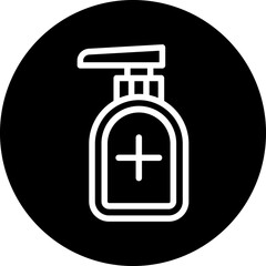 Obraz premium Vector Design Hand Sanitizer Icon Style
