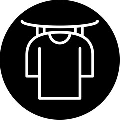 Vector Design Drying Clothes Icon Style