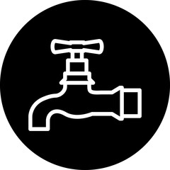 Vector Design Water Tap Icon Style