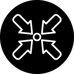 Vector Design Shrink Icon Style