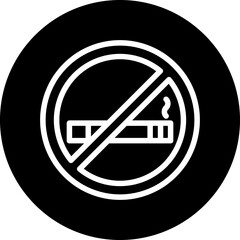 Vector Design No Smoking Icon Style