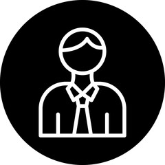 Vector Design Employee Icon Style