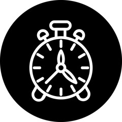 Fototapeta premium Vector Design Alarm Clock Icon Style