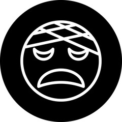 Vector Design Injured Icon Style