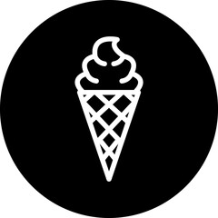 Vector Design Ice Cream Icon Style