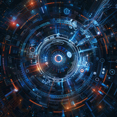 technologia, fraktal, projekt, iskra, deseń, miejsce, tekstura, geometria, koncepcja, atramentowy, ilustracja, koło, cyfrowe, radar, matematyka, nauka, kreska, tapeta, nora, techniczne, ruch, element,