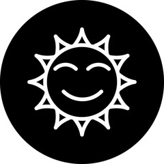 Vector Design Sun Icon Style