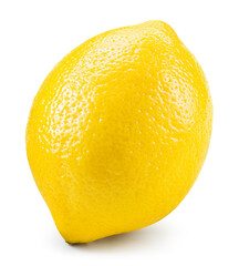 Lemon isolated png. Whole lemon on transparent background. PNG format. Lemon no background. Full...