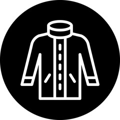 Vector Design Winter Coat Icon Style