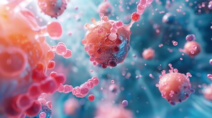 Photorealistic visualization of enzyme activity against leukemia on a molecular level