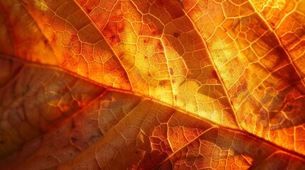 Vibrant autumn leaf texture