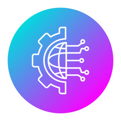 Digital Transformation vector icon. Can be used for No Code iconset.