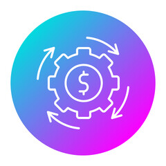 Business Process Automation vector icon. Can be used for No Code iconset.