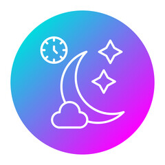 Quiet Time vector icon. Can be used for Comfort iconset.