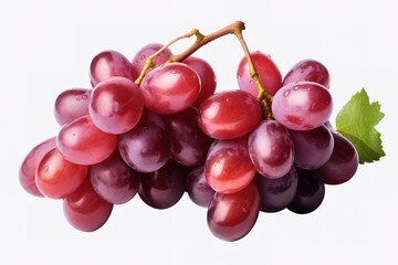 illustration of different variety of grape on white background