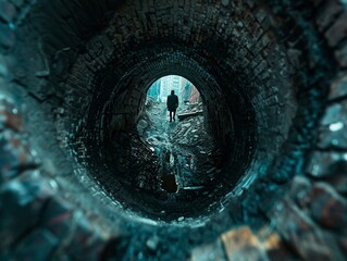 Capture the world from a unique perspective! Create a worms-eye view image showcasing the impact of cinematography on visually stunning 