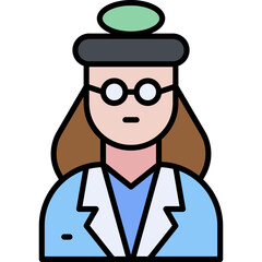 Vector Icon Experiment, biochemist, medical, pharmacology, scientific