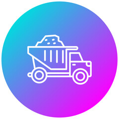 Dumping vector icon. Can be used for Mettalurgy iconset.