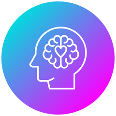 Emotional Intelligence vector icon. Can be used for Psychology iconset.