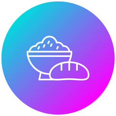 Carbohydrates vector icon. Can be used for Nutrition iconset.