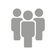 Flat illustration in grayscale. Avatar, user profile, person icon, profile picture. Suitable for social media profiles, icons, screensavers and as a template...