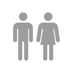 Flat illustration in grayscale. Avatar, user profile, person icon, profile picture. Suitable for social media profiles, icons, screensavers and as a template...