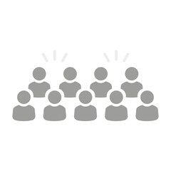 Flat illustration in grayscale. Avatar, user profile, person icon, profile picture. Suitable for social media profiles, icons, screensavers and as a template...