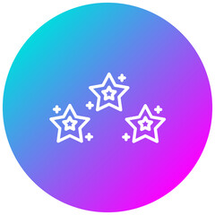 Star vector icon. Can be used for Trekking iconset.