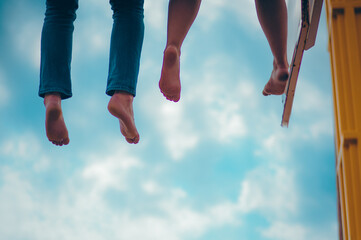 Foot in the sky