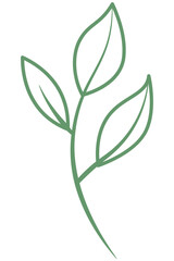 small tree icon on the earth to makes the air fresh