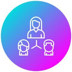 Connection vector icon. Can be used for Child Adoption iconset.