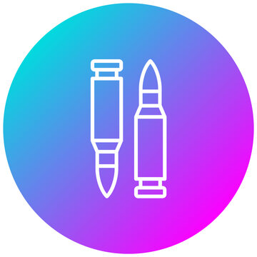 recommend clip art: Bullets vector icon. Can be used for Shooting iconset.