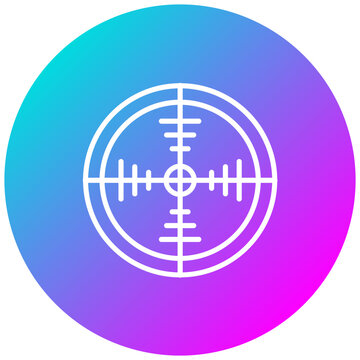 recommend clip art: Sniper vector icon. Can be used for Shooting iconset.