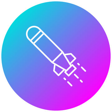 recommend clip art: Torpedo vector icon. Can be used for Shooting iconset.