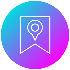 Saved Addresses vector icon. Can be used for Digital Retail iconset.