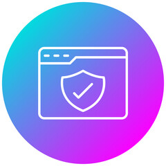 Privacy vector icon. Can be used for Digital Retail iconset.
