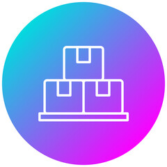 Obraz premium Shipping Box vector icon. Can be used for Digital Retail iconset.