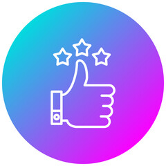 Excellence vector icon. Can be used for Core Values iconset.