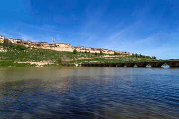 Obraz premium View of the town of Maderuelo. Segovia, Castile and Leon, Spain.