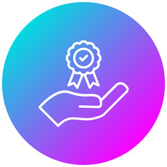 Service Quality vector icon. Can be used for Charity iconset.