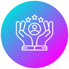 Brand Loyalty vector icon. Can be used for Survey iconset.