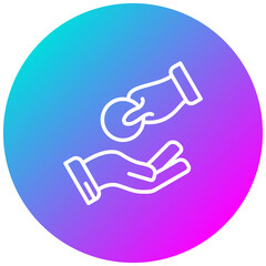 Charity vector icon. Can be used for Survey iconset.