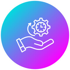 Time Management vector icon. Can be used for Business Performance iconset.