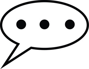 Abstract messege vector illustation icon on background.