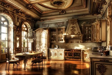 Obraz premium Classic Kitchen Interior