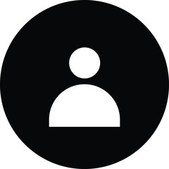 Abstract new  man vector icon on background.