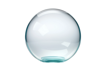The Enigmatic Orb on a White or Clear Surface PNG Transparent Background.