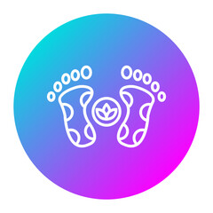 Foot Spa vector icon. Can be used for Spa iconset.