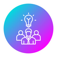 Leadership vector icon. Can be used for Business and Finance iconset.